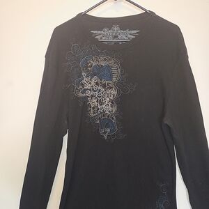 Black Graphic Kids Shirt